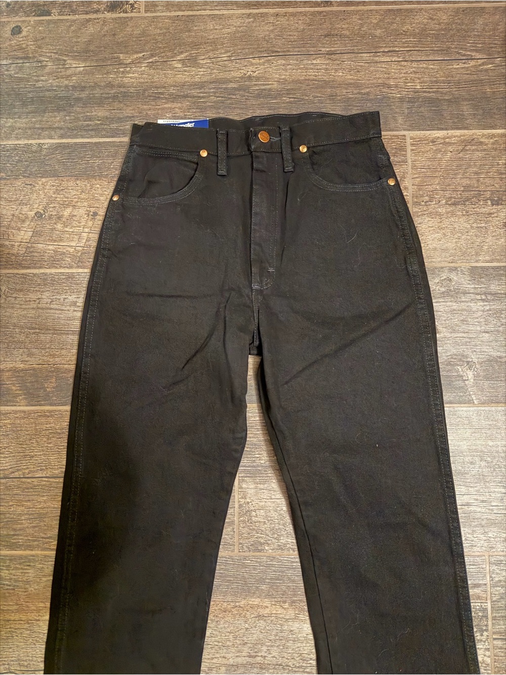 Wrangler Women’s Straight Leg Jeans — Black - Picture 2 of 6